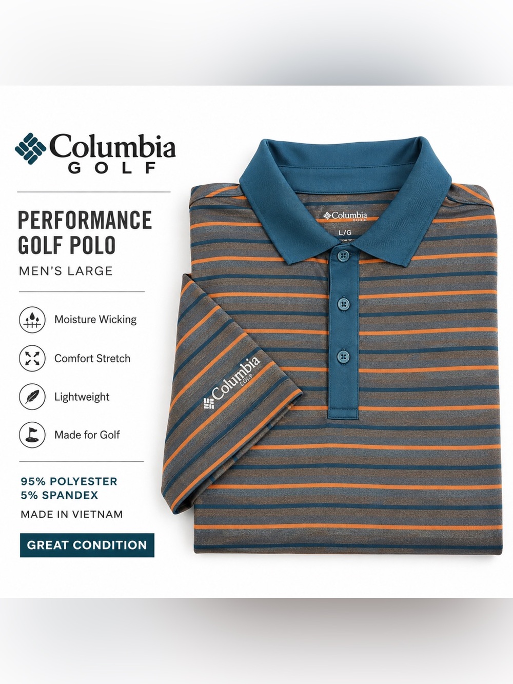 Columbia Men’s Golf Polo
